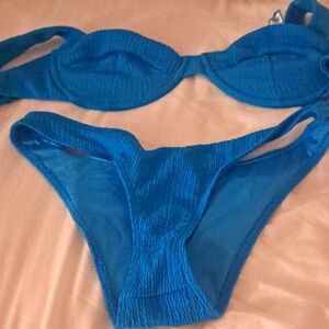Vibrant Blue Bikini Set